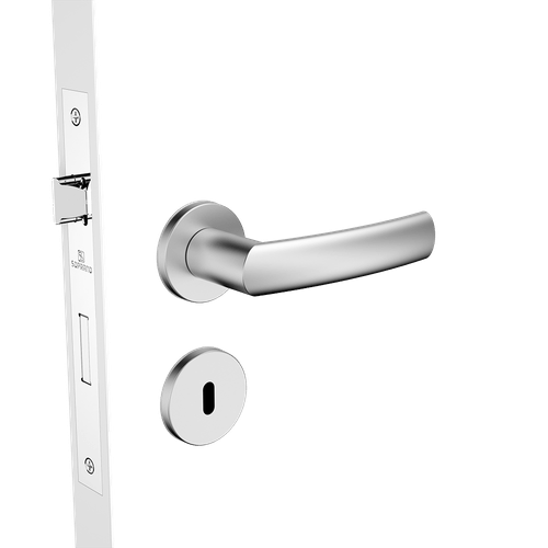 Fechadura Interna 55x70 ROS38 Inox Escovado Malibu - Soprano