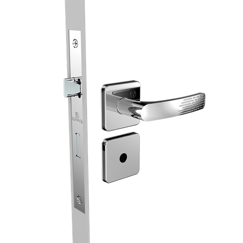 Fechadura Banheiro 40x53 ROS24 Cromado Pali Way - Soprano