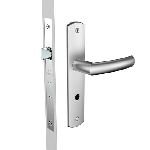 Fechadura Banheiro 40x53 ESP26 Inox Escovado Jurerê - Soprano