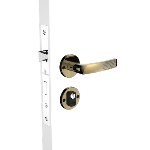 Fechadura Externa 40x53 ROS23 PY53 Antique Brass Pali Way - Soprano
