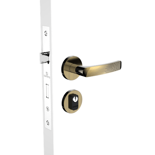 Fechadura Externa 40x53 ROS22 PY53 Antique Brass Pali Way - Soprano