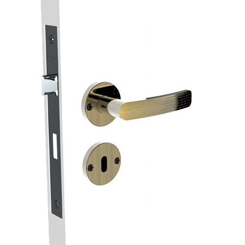 Fechadura Interna 40x53 ROS23 Antique Brass Pali Way - Soprano