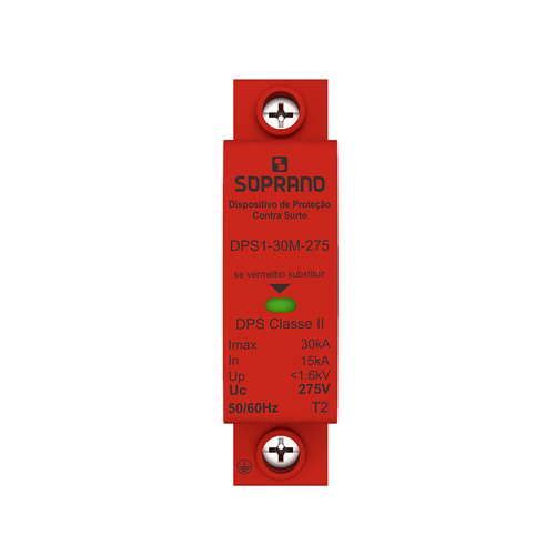 DPS Monobloco Classe II 15kA 275 Vca - Soprano