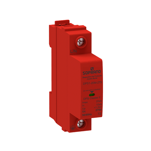 DPS Monobloco Classe II 10kA 275 Vca - Soprano