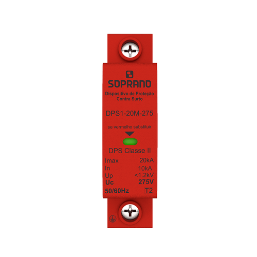 DPS Monobloco Classe II 10kA 275 Vca - Soprano