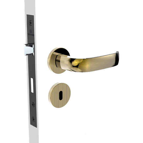 Fechadura Interna 40x53 ROS22 Antique Brass Ícaro - Soprano