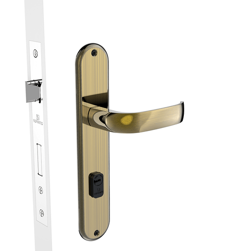 Fechadura Externa 55x70 ESP19 PK53 Antique Brass Ícaro - Soprano