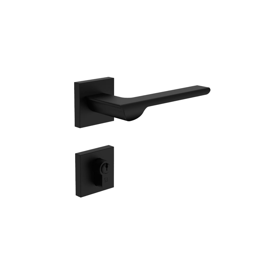 Fechadura Externa ROS60 PY75 Preto Fosco Vivace - Soprano - Soprano