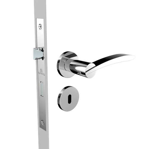 Fechadura Interna 40x53 ROS22 Cromado Hórus - Soprano