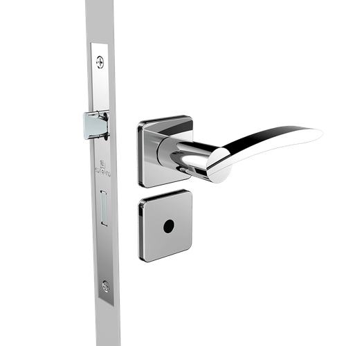 Fechadura Banheiro 40x53 ROS24 Cromado Hórus - Soprano