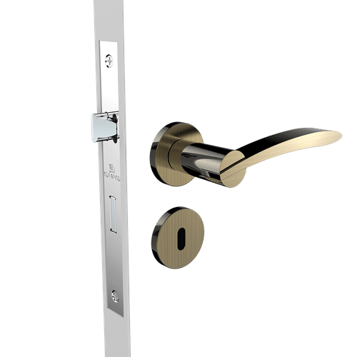 Fechadura Interna 40x53 ROS22 Antique Brass Hórus - Soprano