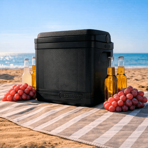Caixa Térmica Cooler 32 L Preto Tropical - Soprano