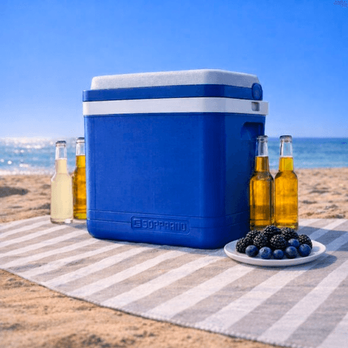 Caixa Térmica Cooler 32 L Azul Tropical - Soprano