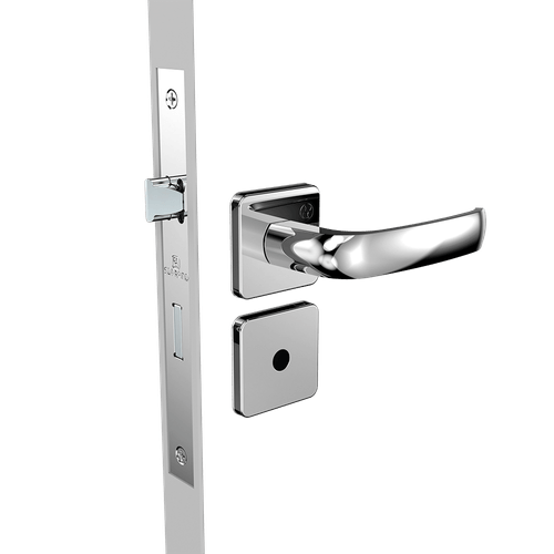 Fechadura Banheiro 40x53 ROS24 Cromado Ícaro Way - Soprano