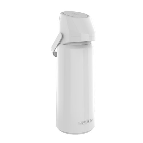Garrafa Térmica 1,8 L Branco Rubi - Soprano